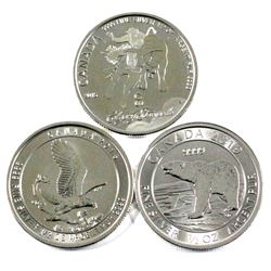 Lot of 3x 2015 $2  1/2 oz.  Fine Silver Calgary Stampede (1.50 oz. ) (Tax Exempt) 3pc