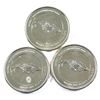 Image 2 : Lot of 3x 1oz Fine Silver First Majestic Rounds. .999 Fine. (Tax Exempt)  3pc