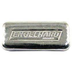 5 oz. Engelhard Australia Poured Silver Bar .999+ Fine. Serial #B03217. (Tax Exempt)