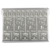 Image 1 : 2018 Canada 2oz Fractional Bar. Bar is divided into 10x 25-cent 1/20th Bars, 4x $1 1/4 oz. bars, & 5