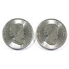 Image 2 : Lot of 2x 2017 $5 150th Anniversary of Canada 1oz Fine Silver. (Tax Exempt)  2pc
