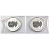 Image 2 : 2x 2016 $5 1oz Reverse Proof Panda Privy Mark Silver Maples. Still Sealed. (Tax Exempt)  2pc