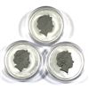 Image 2 : 3x 2016 Australia 50-cent  1/2 oz. Fine Silver reverse proof Year of the Monkey. Coins come in Mint 
