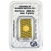 Image 2 : 5 Gram Sunshine Mint Gold Bar Sealed in Plastic holder. Serial# A017422 (Tax Exempt)