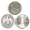 Image 2 : Lot of 3x 1oz Fine Silver rounds. Lot includes: Eagle with United states flag, Mexico with Rooster o