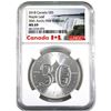 Image 1 : 2018 Canada $5 1oz Fine Silver 30th Anniversary of the Silver Maple Leaf NGC Certified MS-69 First R