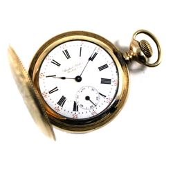 United States Watch Co. Antique Gold Filled Pocket Watch Serial #743074, Case #3138551, Model #1865,