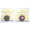Image 2 : 2006P Canada 25-cent Coloured Rudolph & 2010 25-cent Coloured Wedding ICCS Certified MS-67 Numismati