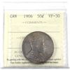 Image 1 : 1906 Canada 50-cent ICCS Certified VF-30.