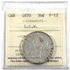 Image 1 : 1870 Canada 50-cent LCW ICCS Certified F-12.