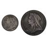 Image 1 : Estate Lot of Medal Pairs with Small and Large Versions. You will receive 1837-1897 Queen Victoria D