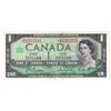 Image 1 : 1967 Bank of Canada $1 Replacement Note Beattie-Rasminsky Signature with 3 Digit Radar Serial Number