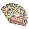 Image 1 : 1954 Bank of Canada $2 Notes - 12x Beattie-Rasminsky, 10x Lawson-Bouey & 1x Bouey-Rasminsky Signatur