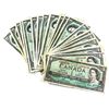 Image 1 : 1954 Bank of Canada $1 Notes - 23x Beattie-Rasminsky, 7x Lawson-Bouey & 1x Bouey-Rasminsky Signature