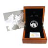 Image 1 : 2017 Canada $20 Master of the Land - The Timber Wolf Fine Silver Coin (Capsule lightly scratched). T