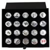Image 2 : 2011-2015 Canada $20 For $20 & $25 For $25 Fine Silver Coins in Deluxe Display Case with Spot for Sl