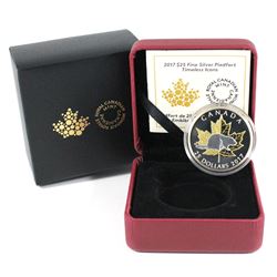 2017 Canada $25 Timeless Icons - Piedfort Fine Silver Coin. (TAX Exempt)