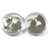 Image 1 : 2018 & 2019 Tuvalu $1 Marvel 1oz .9999 Fine Silver Coins - 2018 Thor & 2019 Hulk. 2pcs (TAX Exempt)