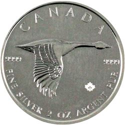 2020 Canada $10 2oz 1967 Goose Design .9999 Fine Silver Coin. Low mintage of only 100,000pcs! (TAX E