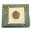 Image 3 : United States Penny Mint Error "Struck off Center" Coin appears to be 60% off struck, comes in cardb