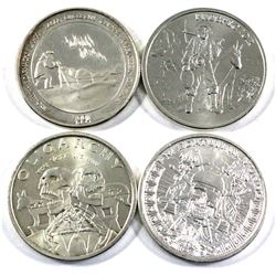 Lot of 4x 1oz Fine  Silver Rounds. Lot includes: Prospector, Oligarchy-you vote we win, Praedatum in