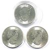 Image 2 : Lot of 3x Canadian 1oz Fine Silver commemorative Maple leafs. Lot includes: 1988-2018 30th Anniversa