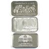 Image 2 : Lot of 3x 1oz Fine Silver Bars. Lot includes:  Silvertowne Prospector, Stagecoach Silver separated i