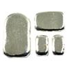 Image 2 : Lot of Monarch Fine Silver hand poured ingots. Lot includes: 2oz tombstone shape, 1z 1oz and 2x 1/2o