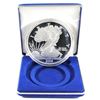 Image 1 : 2004 Giant Half-Pound Silver Eagle (8 oz.) produced by the Washington Mint. Coin is struck with a pr