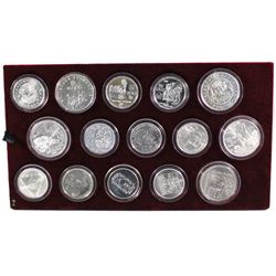 1993-2008 Slovakia Republic  54-coin Brilliant Uncirculated Coin Set with Rare non-issued Pure gold 