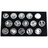 Image 3 : 1993-2008 Slovakia Republic  54-coin Proof Silver Coin Set . Coins come encapsulated and in large st