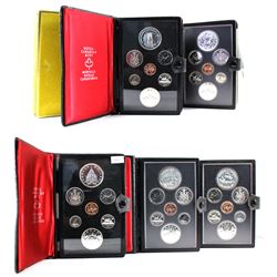 1976-1980 Canada 7-coin Proof Specimen Double Dollar Sets (Some coins are toned). 5pcs