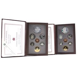 1994 & 1995 Canada Special Edition 7-coin Proof Double Dollar Sets (Holders are lightly worn & a few