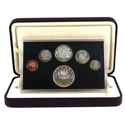 1953-2003 Canada Coronation 6-coin Proof Set (Missing sleeve & most coins are toned).