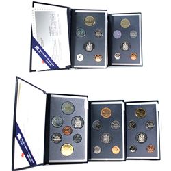 1993-1997 Canada Specimen Sets. 5pcs