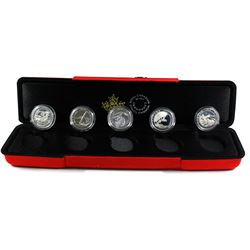 2015 $10 Adventure Canada 5-coin Fine Silver Set in Special Display Box. (TAX Exempt)