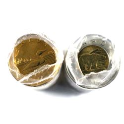 SCARCE!!! 2012 Canada $1 & $2 Old Generation Original Rolls of 25pcs. 2 rolls.