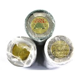 2019, 2019 D-Day & 2019 D-Day Coloured Canada $2 Original Rolls of 25pcs. The D-Day special wrap rol