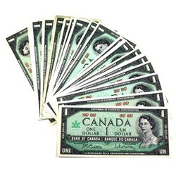 Lot of 31x 1867-1967 double date $1 Bills. BC-45a. Most notes are EF to UNC Condition. (31pc)