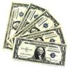 Image 1 : Lot of 5x 1935 United States $1 Silver Certificate Banknotes. Notes are in circulated condition with
