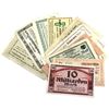 Image 1 : Lot of 14x Vintage 1923 German 'Not Geld' Banknotes.  Condition ranges from Circulated to EF+. Scarc