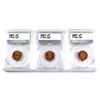 Image 2 : Lot of 3x PCGS Certified Canadian 1-cent. Lot includes a 1957, 1958 & 1959 all MS-65 RED!