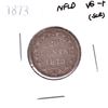 Image 1 : 1873 Newfoundland Silver 20-cent VG-F (Scr)