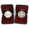 Image 1 : Lot of 2x Canadian Silver Dollars. Lot includes 1965 & 1966 in UNC+ both coins come encapsulated and