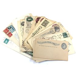 Estate Lot of Vintage Canada & USA Post Cards and Envelopes. More than half are from the 1890's. 25p