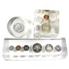 Image 1 : Lot of Canada Decimal Coins and Year Sets in Sealed Acrylic Slabs. You will receive a 1961 silver do