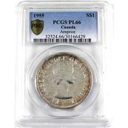 1955 Canada Silver $1 Arnprior PCGS Certified PL-66.