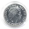 Image 2 : 2014 Great Britain 1oz Double Decker Bus Coloured .999 Fine Silver Britannia in Capsule. (TAX Exempt