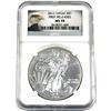 Image 1 : 2012 USA 1oz Fine Silver Eagle NGC Certified MS-70 First Releases. (TAX Exempt)