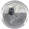 Image 1 : 1969-2019 Australia $1 Moon Landing 1oz .9999 Fine Silver Commemorative Coin in Capsule. (TAX Exempt